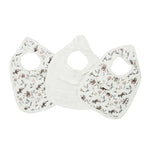 Little Somethings Muslin Baby Bib Set 3-Pack - Wildflower