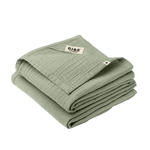 BIBS Muslin Cloth 70x70cm - Sage (2-Pack)