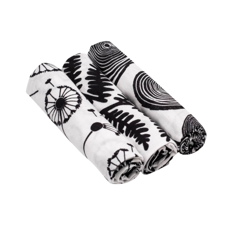 Etta Loves Sensory Muslins 3 Pack - Plants
