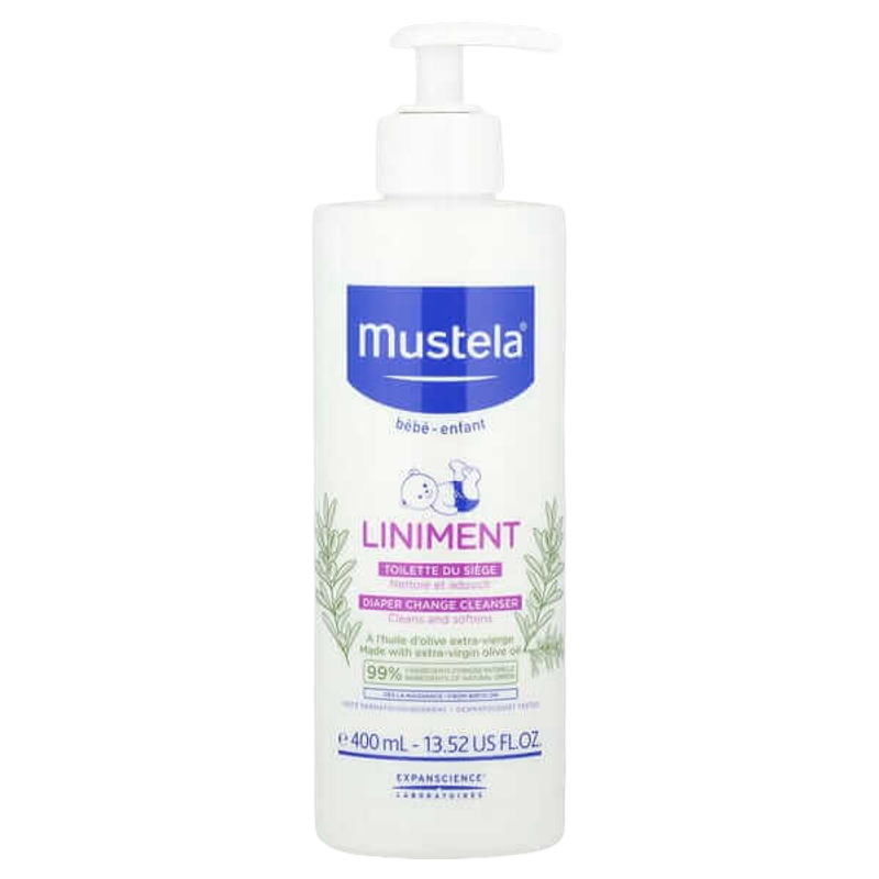 Mustela Baby Liniment Diaper Change Cleanser 400ml