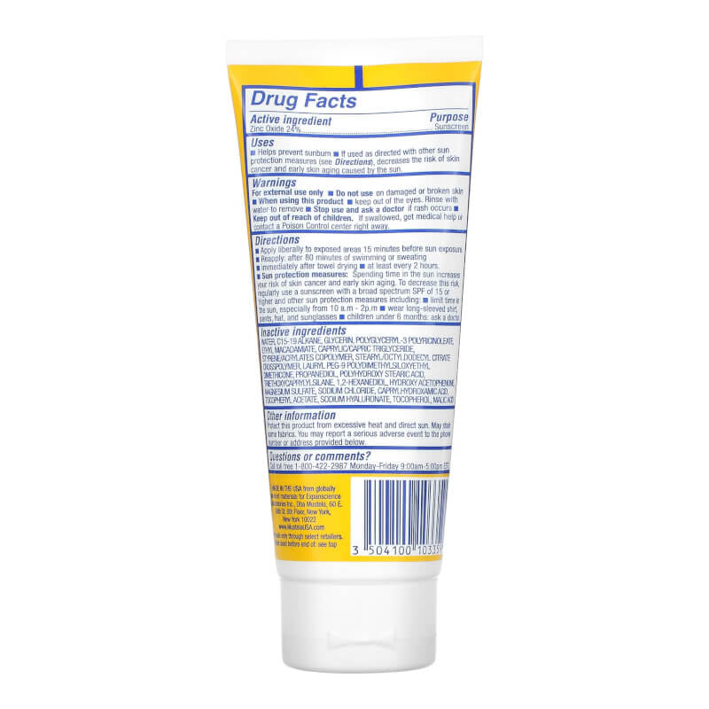 Mustela Baby Mineral Sunscreen Face + Body SPF 50 3.38 fl oz (100 ml)