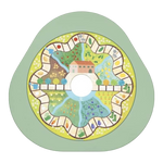 Stokke® MuTable™ 遊戲板 V2 - 水果和蔬菜