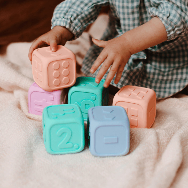 Jellystone Designs My First Dice - Bubblegum & Peach