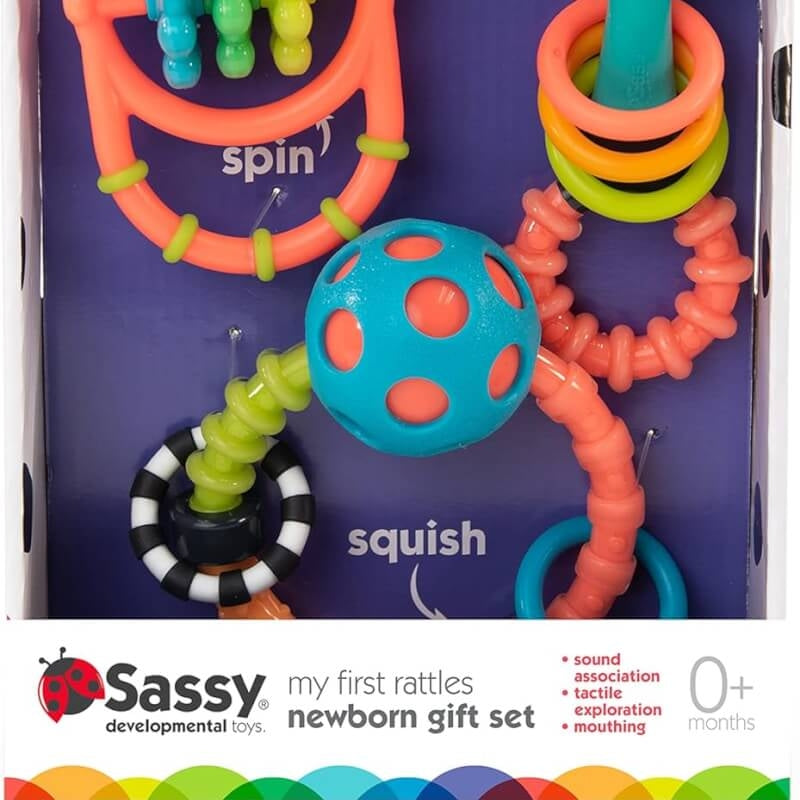 Sassy Baby 我的第一個搖鈴新生兒禮盒套裝