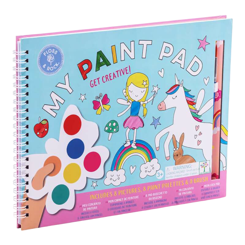 Floss & Rock My Paint Pad - Rainbow Fairy