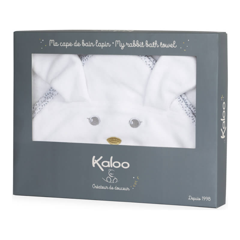 Kaloo My Rabbit Bath Towel - Dove 75x75cm