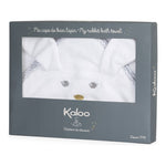 Kaloo My Rabbit Bath Towel - Dove 75x75cm