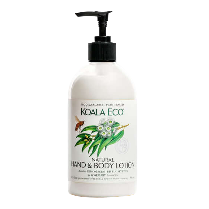 Koala Eco Natural Hand & Body Lotion - Lemon Scented Eucalyptus & Rosemary 500ml