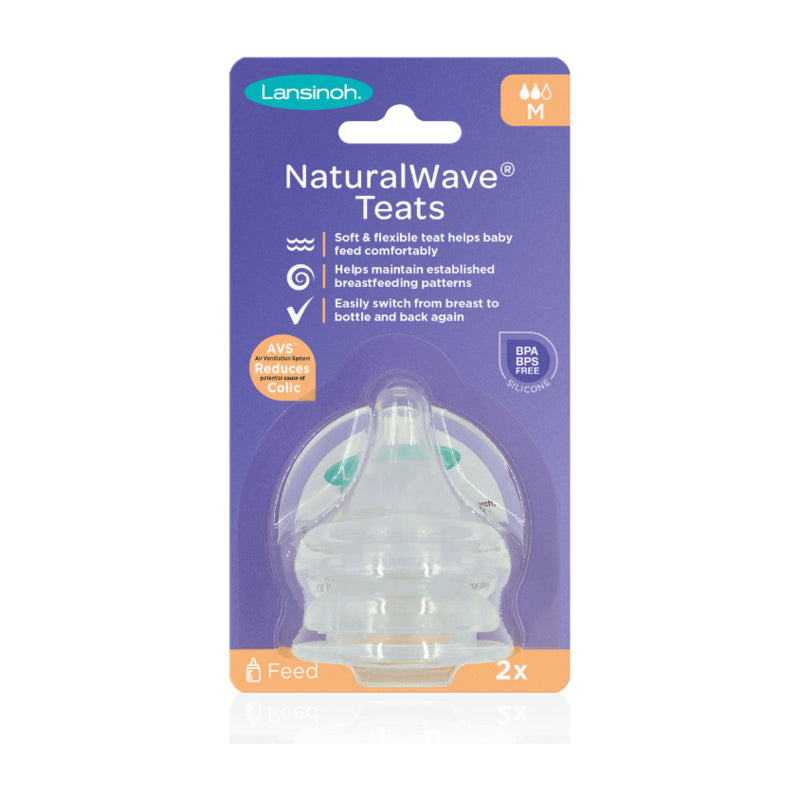 Lansinoh NaturalWave 慢流奶嘴 2 個裝