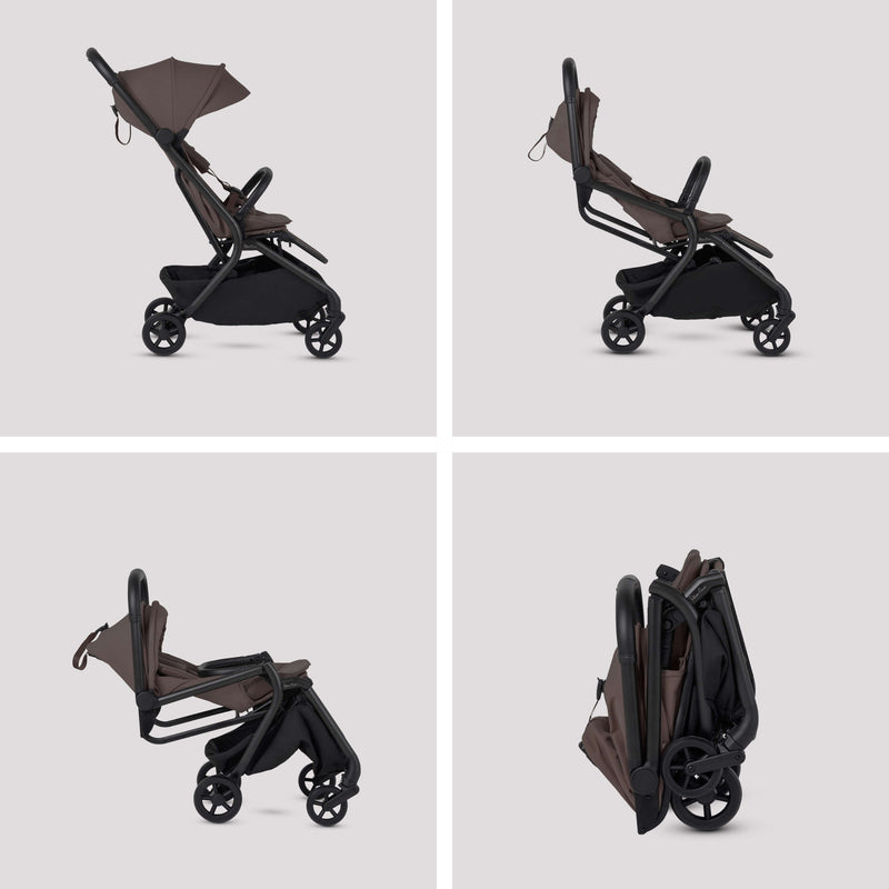 Silver Cross Nia Compact Baby Stroller Chocolate