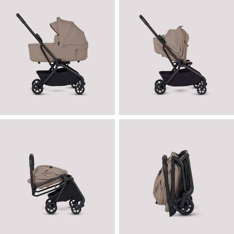 Silver Cross Nia Folding Carrycot Champagne