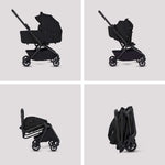 Silver Cross Nia Folding Carrycot Onyx Black