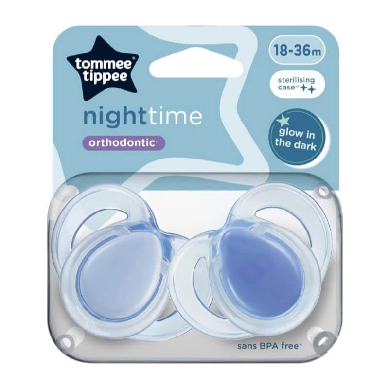 Tommee Tippee Night Time Soother Twin Pack