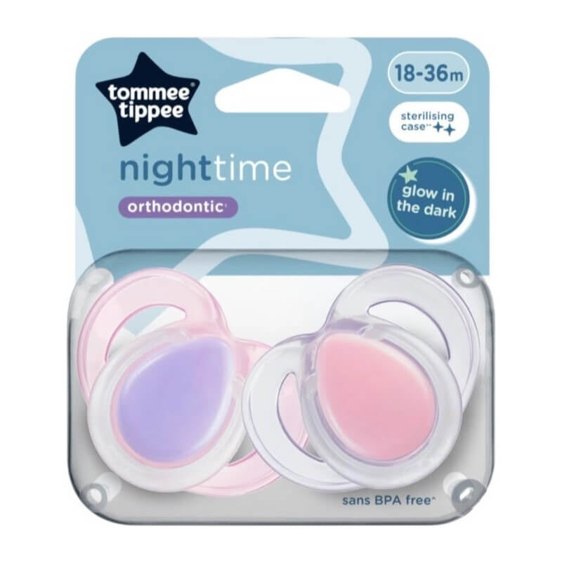 Tommee Tippee Night Time Soother Twin Pack