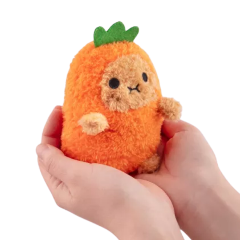 Noodoll Carrot Ricespud Mini Sitting Plush Toy