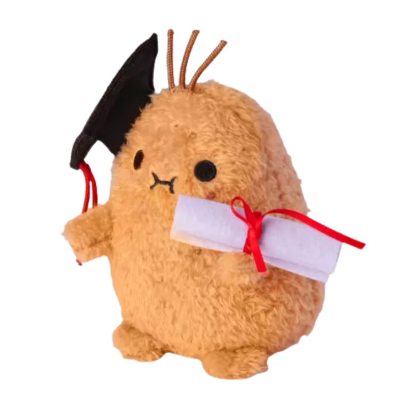 Noodoll 薯仔家族 Ricespud 畢業薯迷你坐姿毛絨玩具