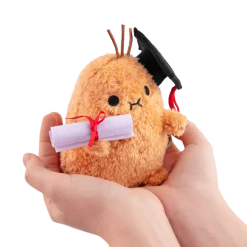 Noodoll 薯仔家族 Ricespud 畢業薯迷你坐姿毛絨玩具