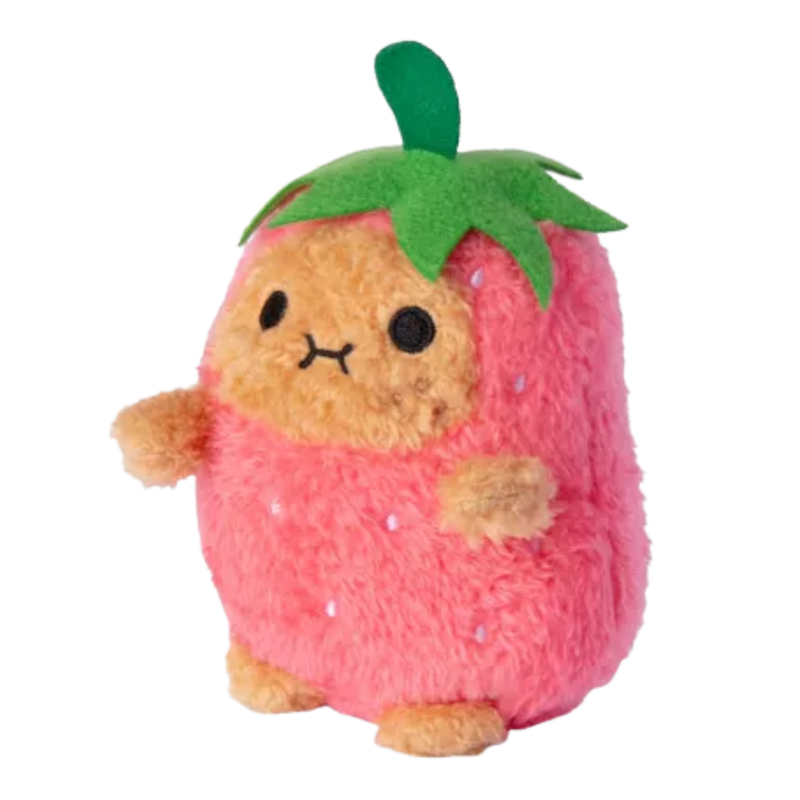Noodoll Strawberry Ricespud Mini Sitting Plush Toy