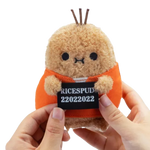 Noodoll 薯仔家族 Ricespud 通緝犯薯迷你坐姿毛絨玩具