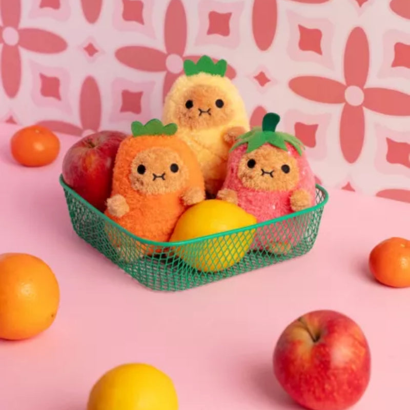 Noodoll Strawberry Ricespud Mini Sitting Plush Toy