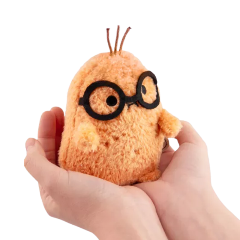 Noodoll 薯仔家族 Ricespud 眼鏡教授薯迷你坐姿毛絨玩具