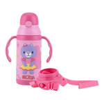 Nuby Twin Handle 3D Printed Stainless Steel Cup with Exchangeable Strap 385ml