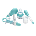 Nuby Medical Kit on Card - Nasal Aspirator Set, Medi Nurser, Medi Syringe, and Medi Dropper