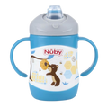 Nuby 防漏 Clik-it 不鏽鋼保溫軟吸管杯 220ml