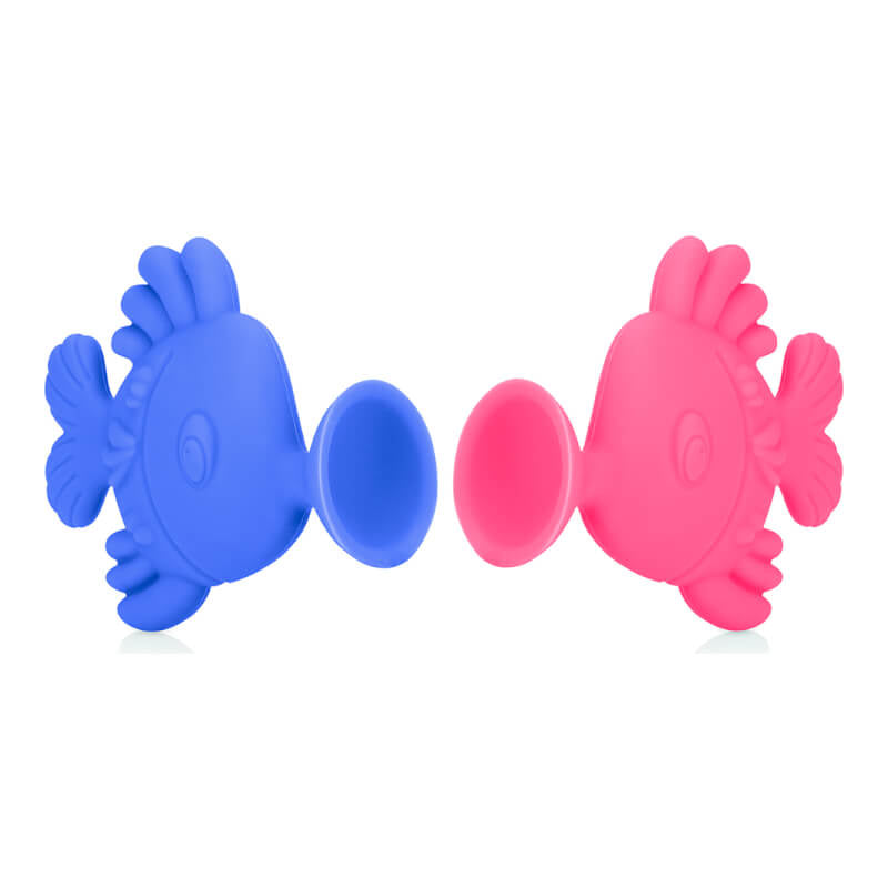 Nuby Silly Suction Toys Kissing Fish