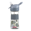 Nuby Soft Spout On the Go Sports Bottle with Push Button 360ml - Grey