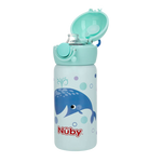 Nuby Stainless Steel Sport Bottle Spout with Push Button Cap 10oz/300ml