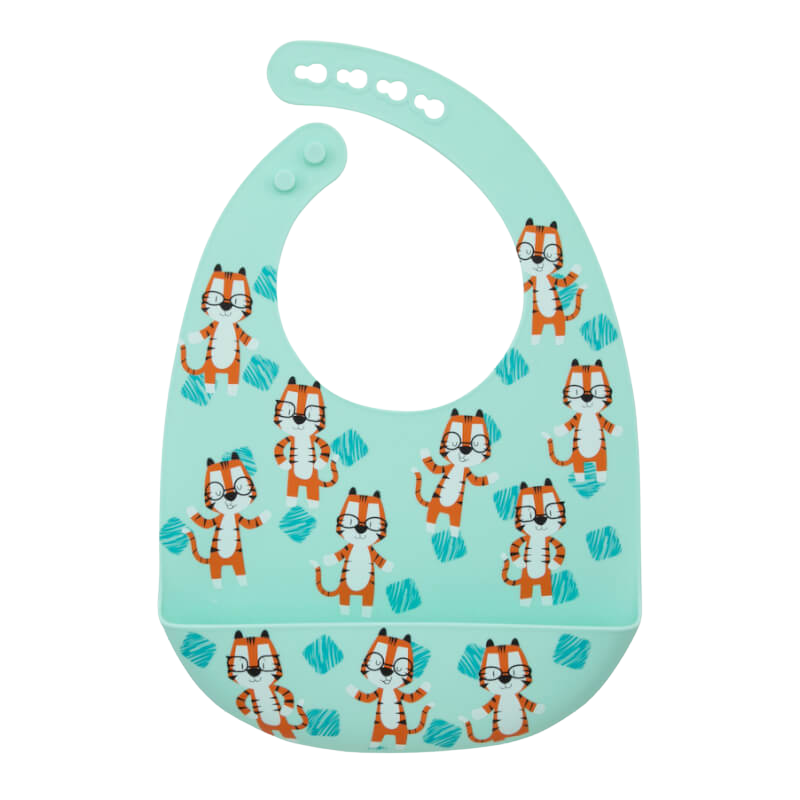 Nuby Super Soft Printed Silicone Bib