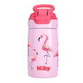 Nuby No-Spill Thirsty Kids Stainless Steel Reflex Flip-it 300ml