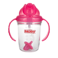 Nuby Tritan 防漏 360° 翻轉吸管杯（附加重吸管）8盎司/240毫升