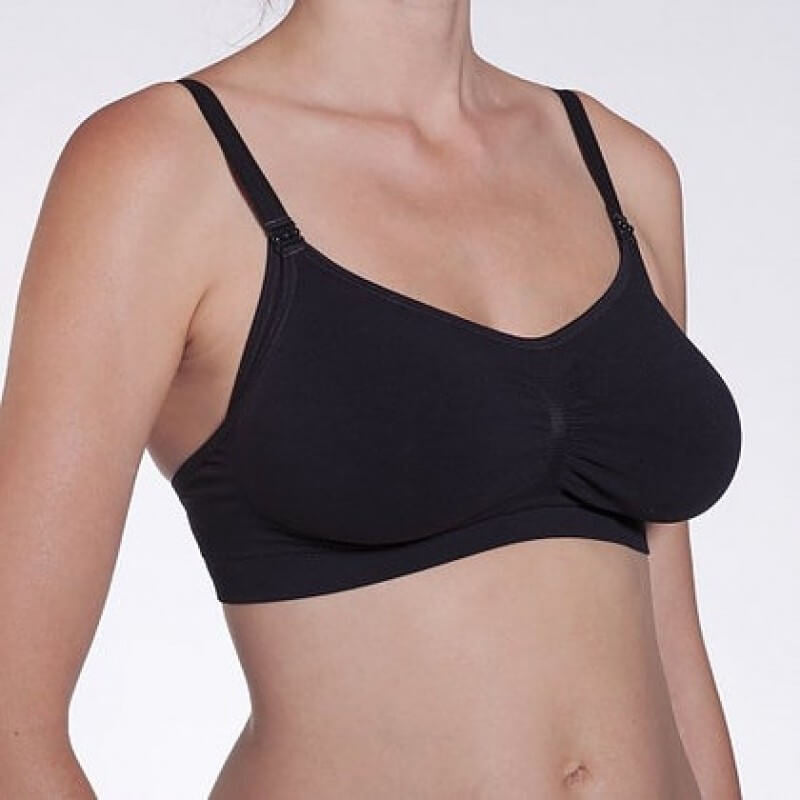 Cantaloop Nursing Bra (Black with Purple)
