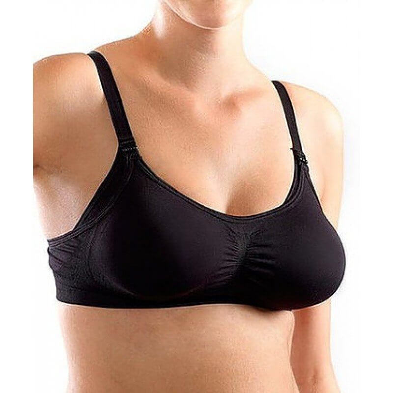 Cantaloop Nursing Bra with Foam Cups (Black)
