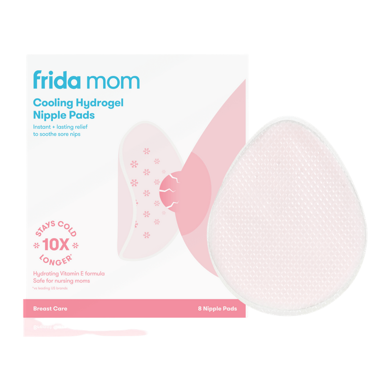 Frida Mom Nursing Pads - cooling hydrogel nipple pads for hydration and soothing sore nipples