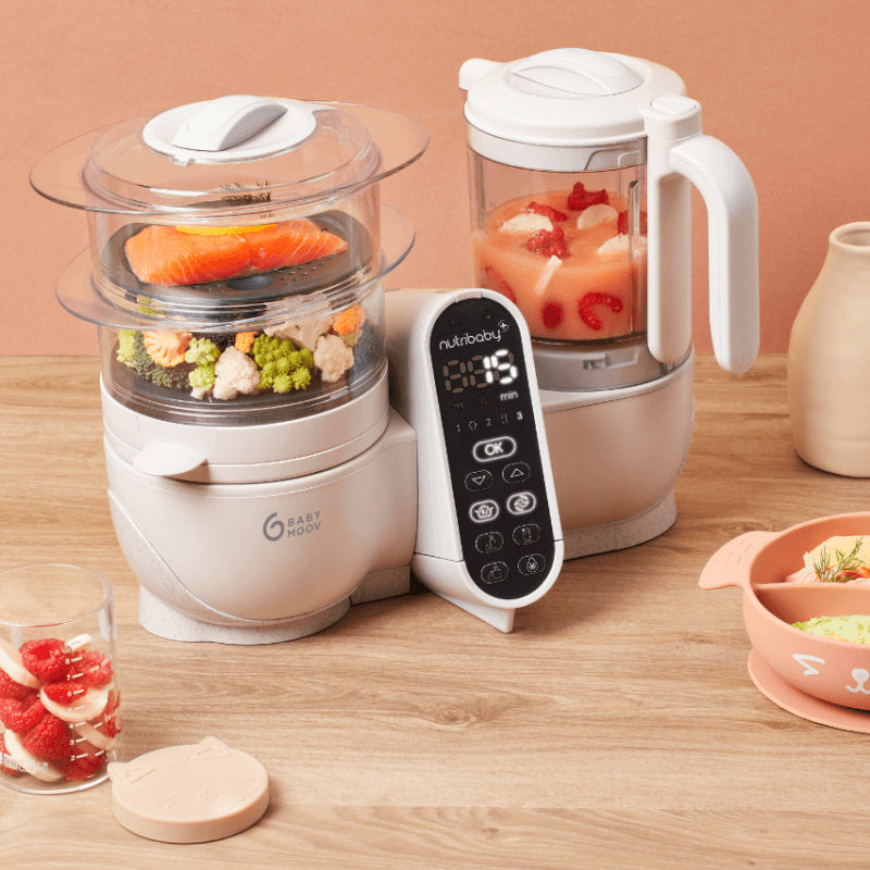 Babymoov Nutribaby+ Food Processor - Mineral Beige