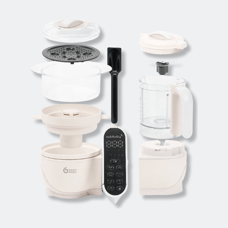 Babymoov Nutribaby+ Food Processor - Mineral Beige