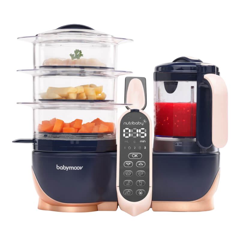 Babymoov Nutribaby+ XL Food Processor - Copper/Navy