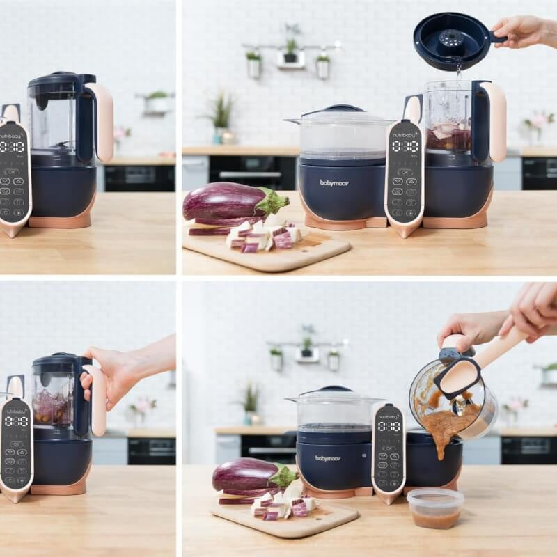 Babymoov Nutribaby+ XL Food Processor - Copper/Navy
