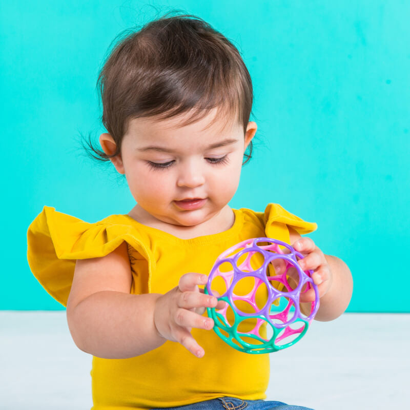 Bright Starts™ Oball Classic™ Easy-Grasp Toy - Pink/Purple