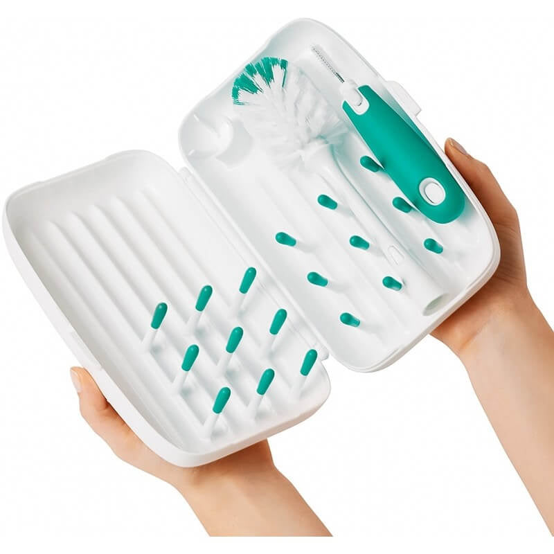 OXO Tot On-The-Go Drying Rack with Bottle Brush
