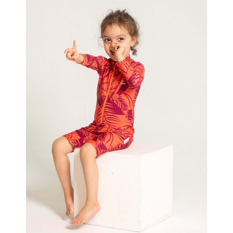 Sandbar Orange Palm - Body Swimsuits