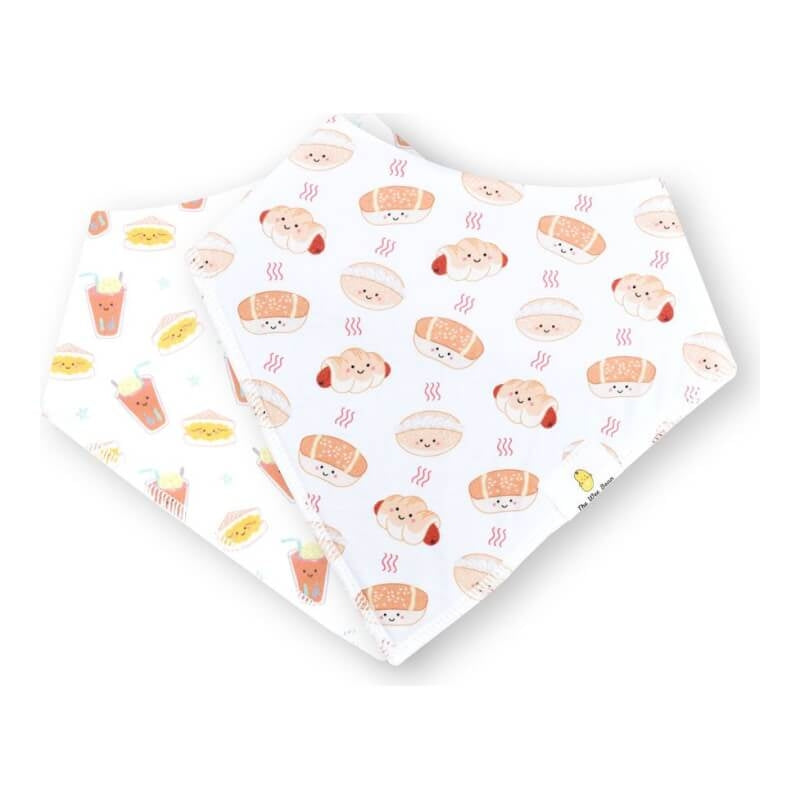 The Wee Bean Organic Cotton Bandana Bibs 2pcs Set