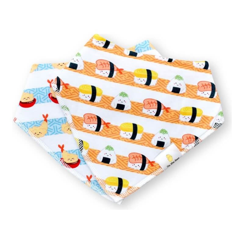 The Wee Bean Organic Cotton Bandana Bibs 2pcs Set