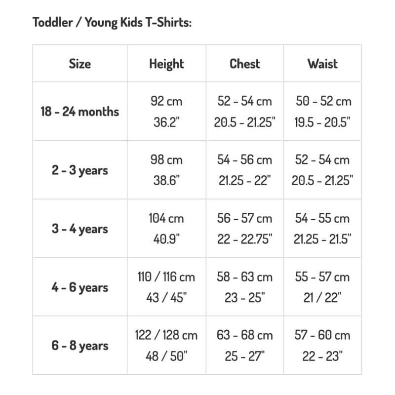 The Wee Bean Organic Cotton Toddler Kids T-Shirt