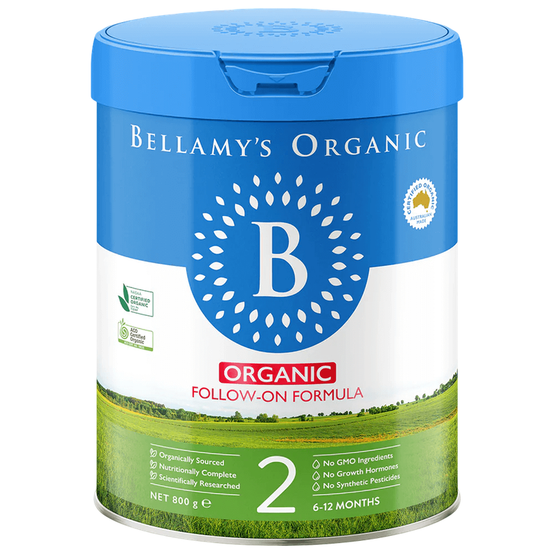 貝拉米有機第二階段配方奶粉（6-12個月）800克