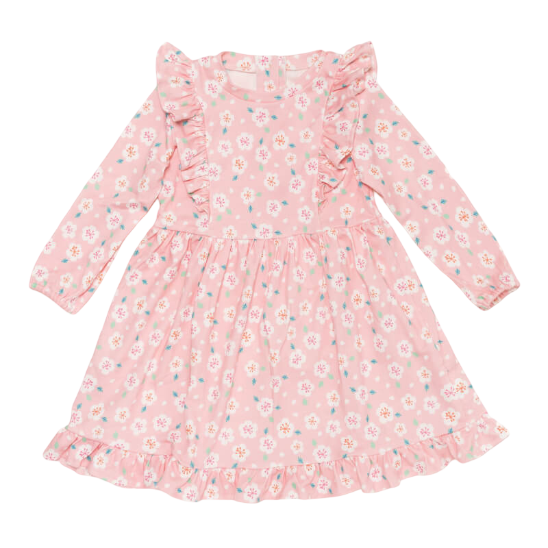 Cotton Pigs Organic Pink Sakura Dress