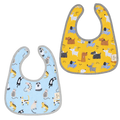 Cotton Pigs Organic Reversible Bib Set - Dogs/Cats